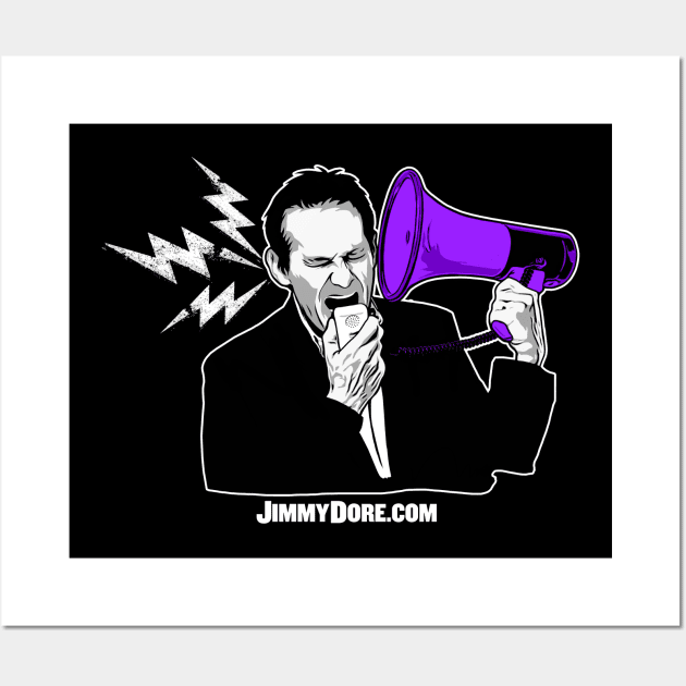 Jimmy Dore Bullhorn Logo Wall Art by The Jimmy Dore Show